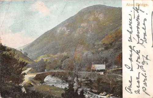 uk11819 aber bridge wales uk