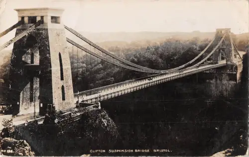 uk21091 Bristol Clifton Hängebrücke Echtfoto UK