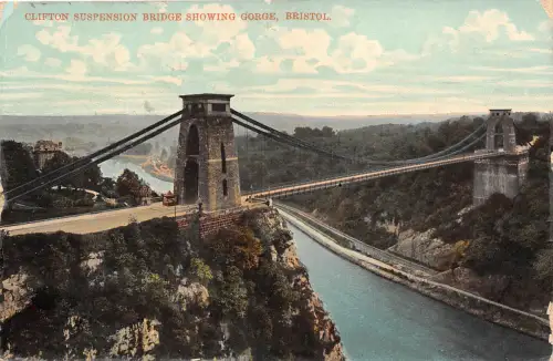 BR59654 Clifton Hängebrücke zeigt Schlucht Bristol UK