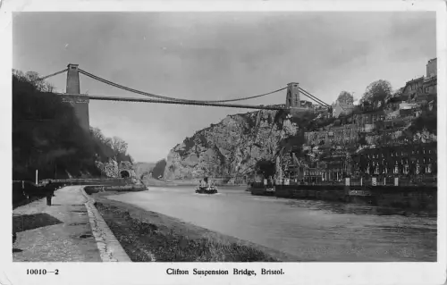 uk14379 clifton suspenion bridge bristol real photo uk