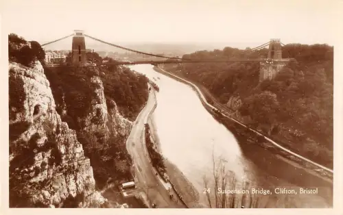 uk29362 Bristol Clifton Hängebrücke Echtfoto UK
