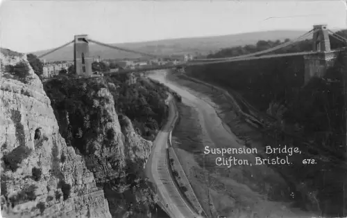BR96051 Hängebrücke Clifton Bristol Echtfoto UK