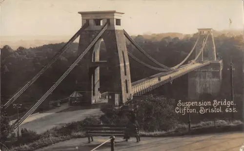 uk29356 Bristol Clifton Hängebrücke Echtfoto UK