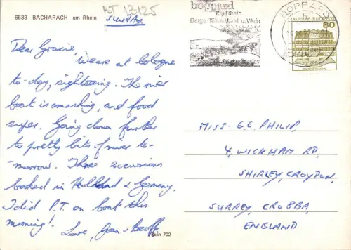 BT13125 Bacharach am Rhein Germany