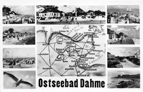 BG26079 Ostseebad Dahme Landkarte Deutschland