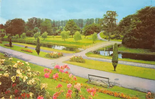 BR77676 the bamboo bridge south park darlington uk 14x9cm