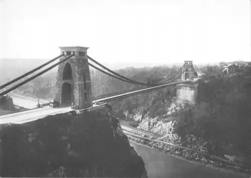 B100916 Brunels Clifton Hängebrücke Avon-Schlucht in Bristol UK