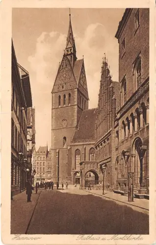 BG26162 hannover rathaus u marktkirche germany