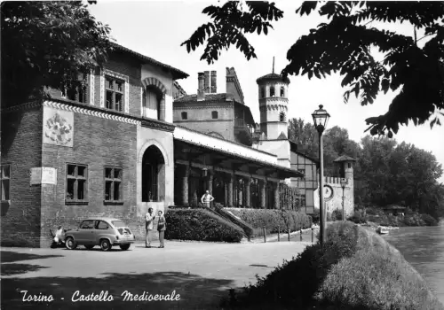 B43382 Mittelalter Burg Turin Autos Voitures Italien