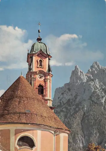 BT10976 Pfarrkirke st peter u paul mittenwald Germany