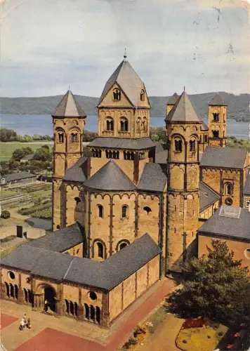 BT6203 Maria Laach Abteikirche von Westen Germany