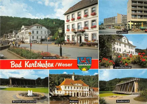 BT1987 Bad Karlshafen Weser Rathaus Weserstraße Deutschland