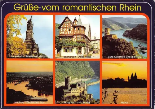 BT14392 rudesheim kolblenz mainz romantischen rhein Germany