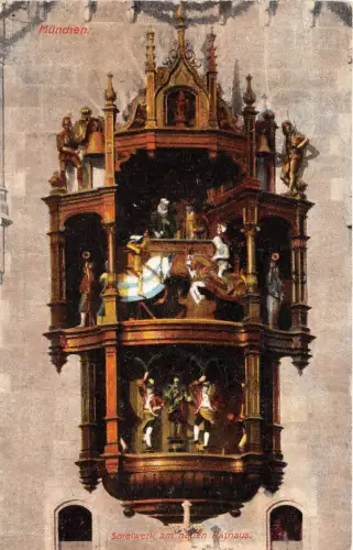 BG26499 münchen spielwerk am neuen rathaus germany
