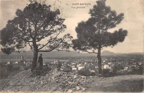BF6283 saint raphael vue generale france Frankreich
