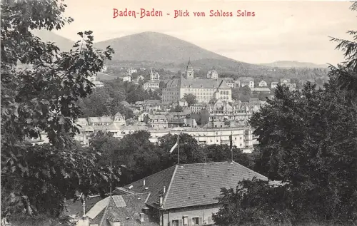 BG24935 baden baden blick vom schloss solms germany