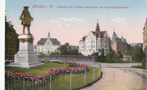 BG25887 minden i w denkmal des großen kurfstein germany