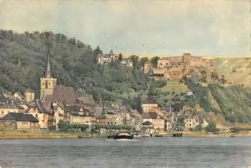 BR76687 st goar am rhein burg rheinfels germany
