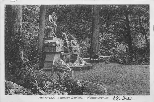BG26608 meiningen bechstein denkmal marchenbrunnen germany