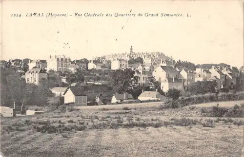 BF8208 laval mayenne vue generale des quartiers du grand france Frankreich
