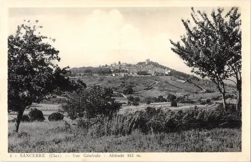 BF10192 vue generale sancerre france Frankreich