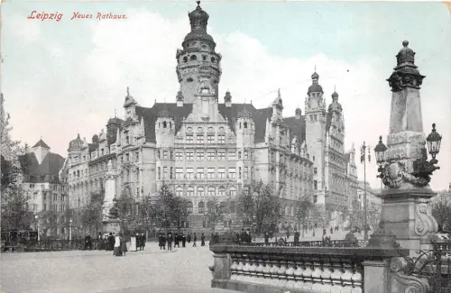 BG25143 Leipzig Neues Rathaus Deutschland