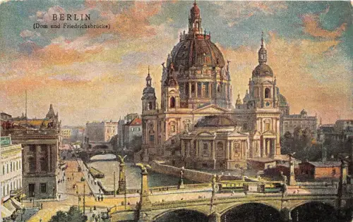 BG25146 berlin dom und friedrichsbrücke germany