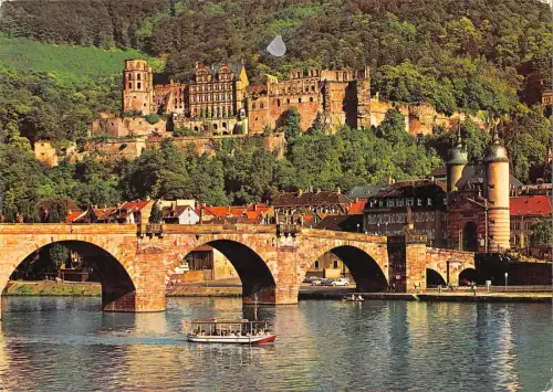 BT15349 Heidelberg vom Neckar ufer Germany