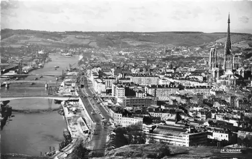 BR19148 Rouen vue generale france