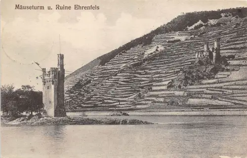BG25000 mauseturm u ruine ehrenfels germany
