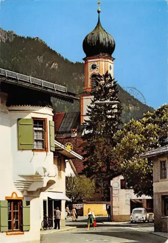 BT13354 Oberammergau pfarrkirche st peter und paul Germany