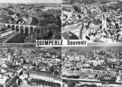 BR19532 Quimperle l eglise st michel et vue generale france
