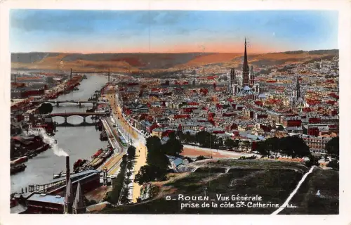 BR27812 Rouen vue generale france
