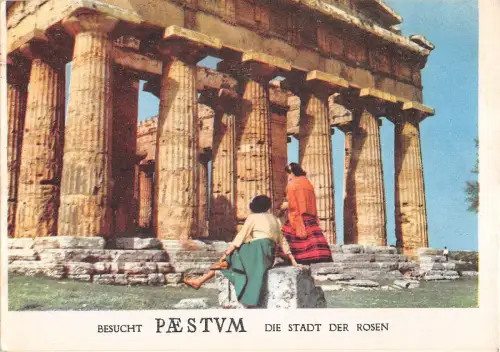 BR85284 besucht paestum die stadt der rosen italy