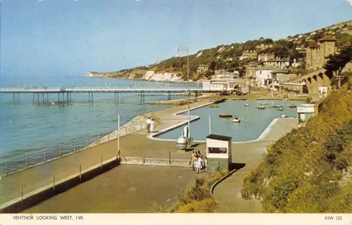 BR66094 Ventnor Looking West Isle of Wight UK 14x9cm