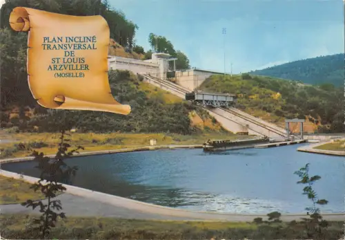 BT10400 Plan Steigung Transversak de St Louis Arzviller 1 2 Frankreich