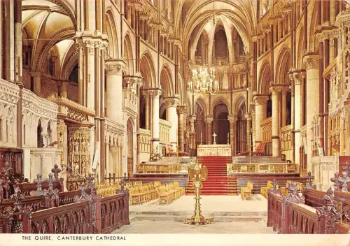 B96756 the quire canterbury cathedral uk