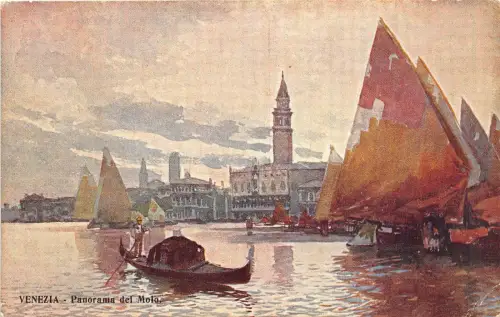 Br34046 Venezia Panorama del Molo Italien