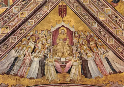 BF845 assisi basilica inferiore di s francesco Italien Postkarte