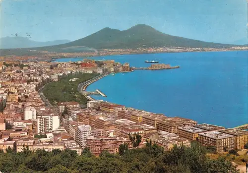 BT027 Panorama a vesuvio Napoli Italy