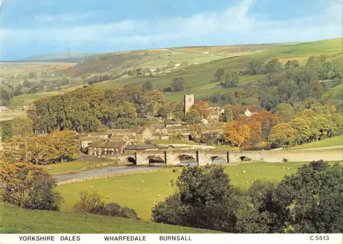 BR89109 yorkshire dales whardedale burnsall uk