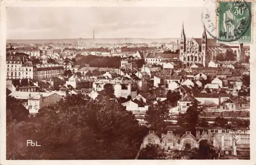 BR17039 Reims Vue generale vers l Eglise St Remi france