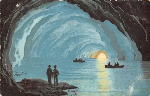 B39352 capri grotta azzurro italy