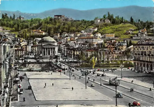 BT2907 torino piazzza vittorio veneto e chiesa della gran madre di dio Italien