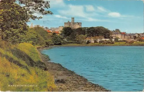 BR77612 warkworth castle uk 14x9cm