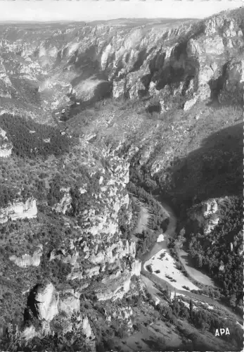 BR18522 Gorges du tarn Vue Panoramique prise du point Sublime france