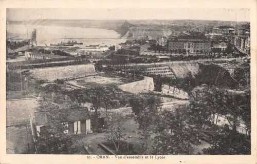 BR46276 Oran vue d ensemble et le lycee Algerien