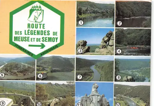 BR22213 Les Ardennes Route des Legendes de Meuse et de Semoy france