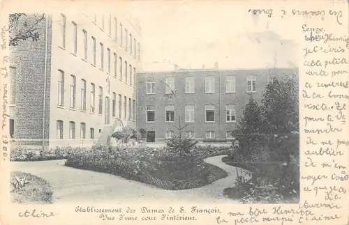 BR55443 Etablissement des dames de s Francois vue d une cour l interieur Leuze