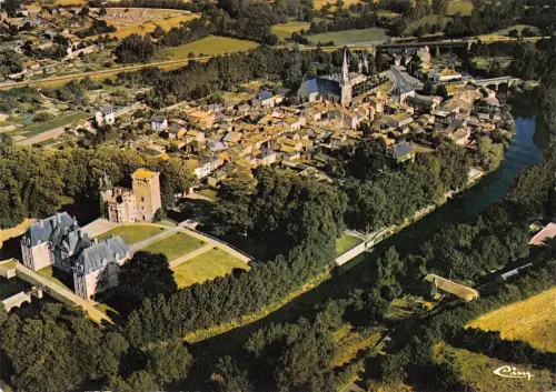 BR49075 St loup sur thouet vue panoramique aerienne France